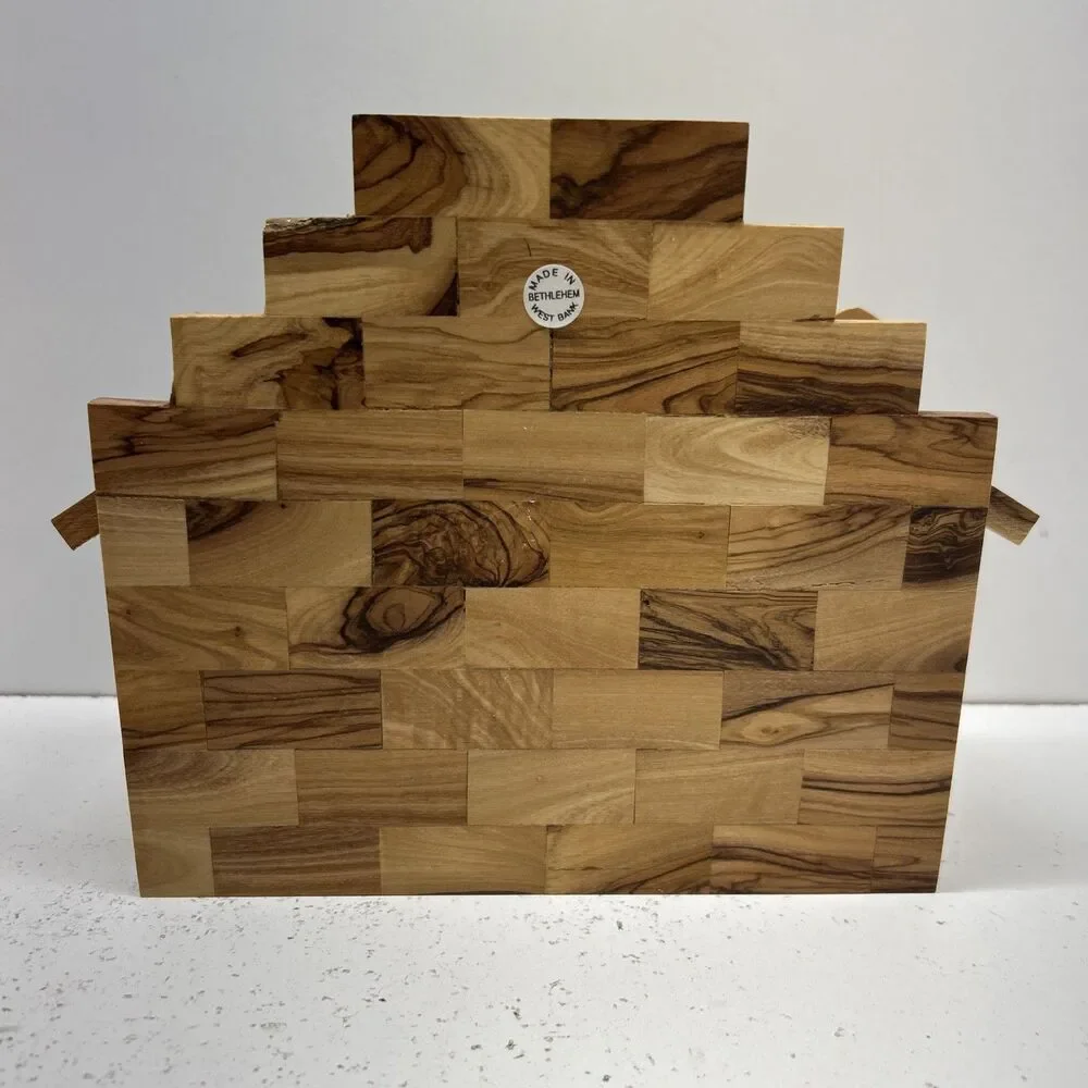 Hand Carved Wooden Nativity Set Made In Bethlehem West Bank Christmas ‼️Read‼️ - Picture 2 of 13